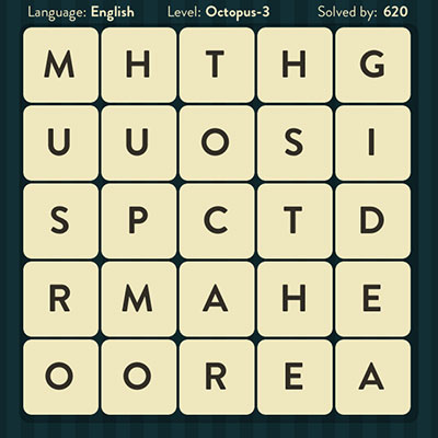  WordBrain Octopus 3 | WordBrain Cheats | Octopus Answers Level 3 