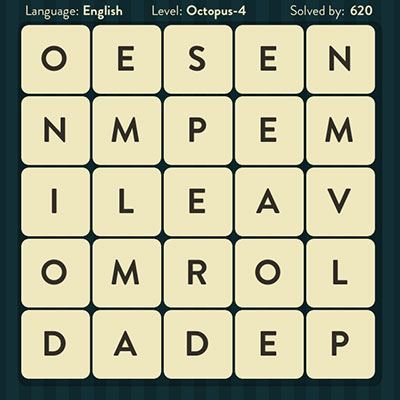  WordBrain Octopus 4 | WordBrain Cheats | Octopus Answers Level 4 