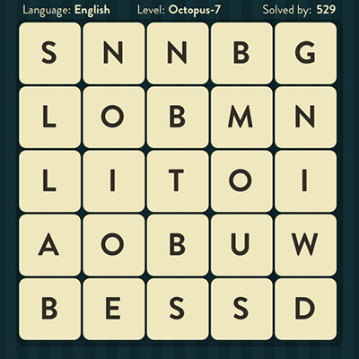  WordBrain Octopus 7 | WordBrain Cheats | Octopus Answers Level 7 