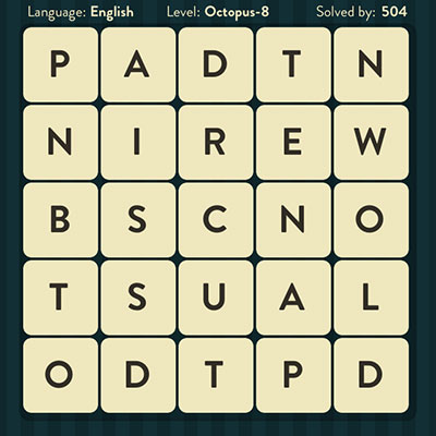  WordBrain Octopus 8 | WordBrain Cheats | Octopus Answers Level 8 