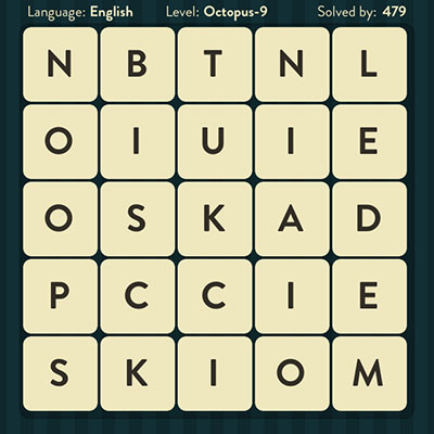  WordBrain Octopus 9 | WordBrain Cheats | Octopus Answers Level 9 
