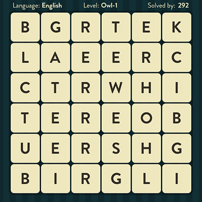  WordBrain Owl 1 | WordBrain Cheats | Owl Answers Level 1 