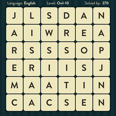  WordBrain Owl 10 | WordBrain Cheats | Owl Answers Level 10 