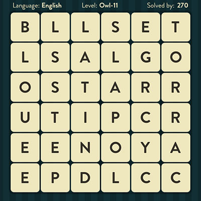  WordBrain Owl 11 | WordBrain Cheats | Owl Answers Level 11 