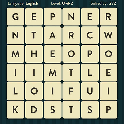  WordBrain Owl 2 | WordBrain Cheats | Owl Answers Level 2 