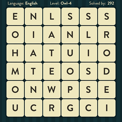  WordBrain Owl 4 | WordBrain Cheats | Owl Answers Level 4 