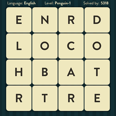  WordBrain Penguin 1 | WordBrain Cheats | Penguin Answers Level 1 