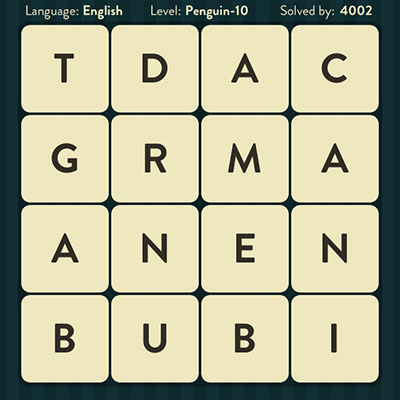  WordBrain Penguin 10 | WordBrain Cheats | Penguin Answers Level 10 