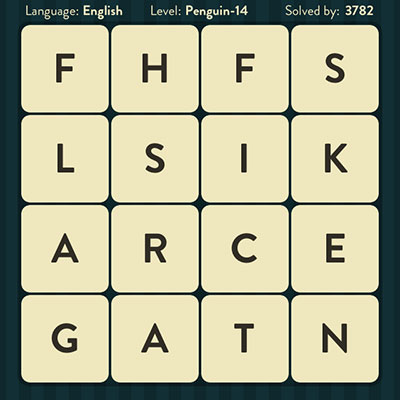  WordBrain Penguin 14 | WordBrain Cheats | Penguin Answers Level 14 
