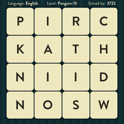  WordBrain Penguin 15 | WordBrain Cheats | Penguin Answers Level 15 