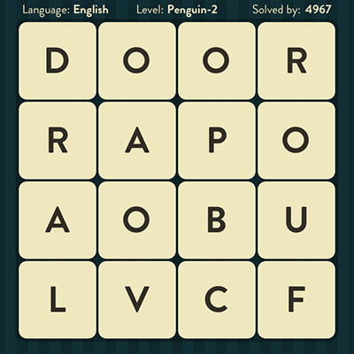  WordBrain Penguin 2 | WordBrain Cheats | Penguin Answers Level 2 