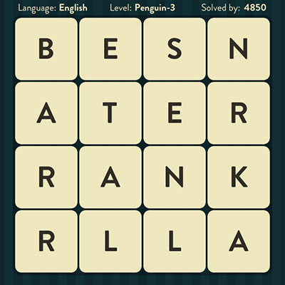  WordBrain Penguin 3 | WordBrain Cheats | Penguin Answers Level 3 