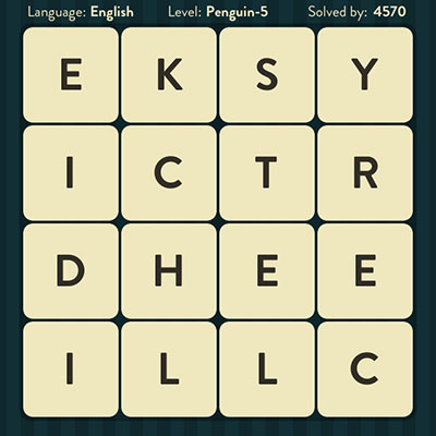  WordBrain Penguin 5 | WordBrain Cheats | Penguin Answers Level 5 