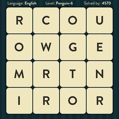  WordBrain Penguin 6 | WordBrain Cheats | Penguin Answers Level 6 