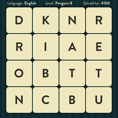  WordBrain Penguin 8 | WordBrain Cheats | Penguin Answers Level 8 