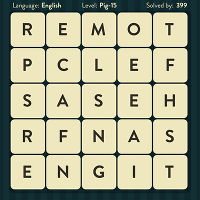  WordBrain Pig 15 | WordBrain Cheats | Pig Answers Level 15 