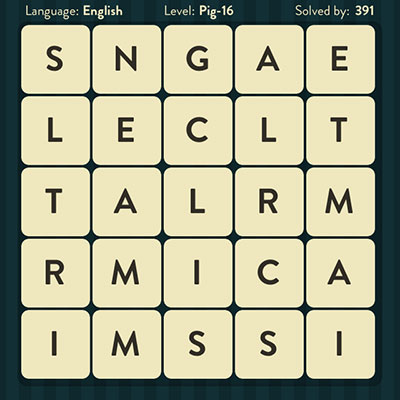  WordBrain Pig 16 | WordBrain Cheats | Pig Answers Level 16 