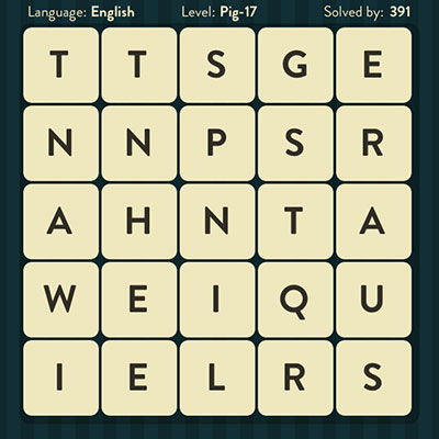  WordBrain Pig 17 | WordBrain Cheats | Pig Answers Level 17 