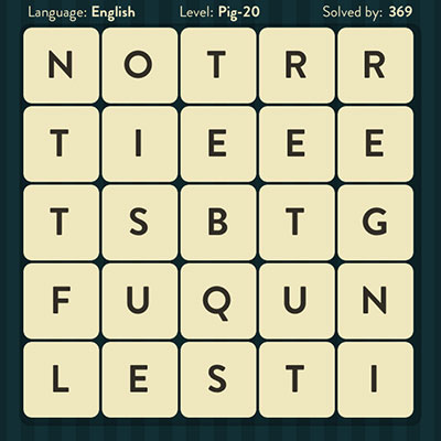  WordBrain Pig 20 | WordBrain Cheats | Pig Answers Level 20 