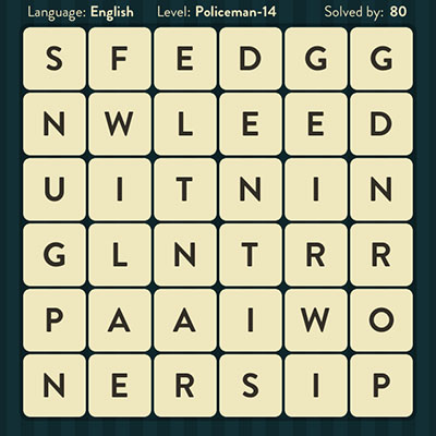  WordBrain Policeman 14 | WordBrain Cheats | Policeman Answers Level 14 