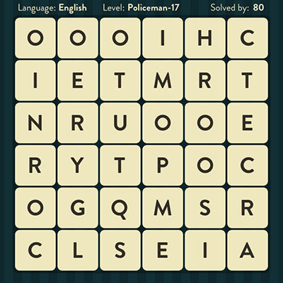  WordBrain Policeman 17 | WordBrain Cheats | Policeman Answers Level 17 
