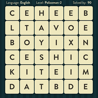  WordBrain Policeman 2 | WordBrain Cheats | Policeman Answers Level 2 