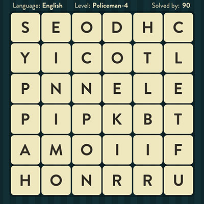  WordBrain Policeman 4 | WordBrain Cheats | Policeman Answers Level 4 