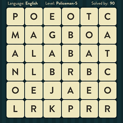  WordBrain Policeman 5 | WordBrain Cheats | Policeman Answers Level 5 