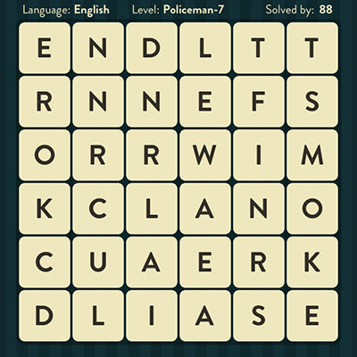  WordBrain Policeman 7 | WordBrain Cheats | Policeman Answers Level 7 