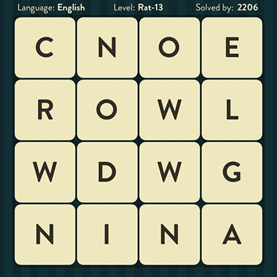  WordBrain Rat 13 | WordBrain Cheats | Rat Answers Level 13 