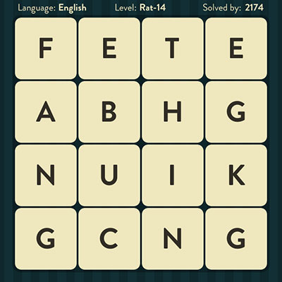  WordBrain Rat 14 | WordBrain Cheats | Rat Answers Level 14 