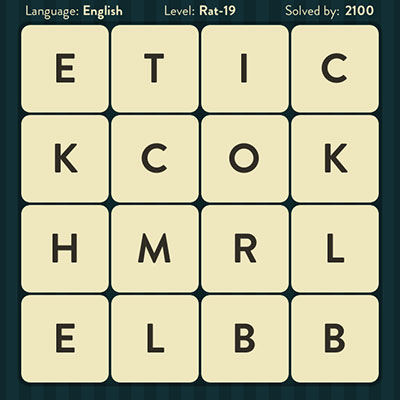  WordBrain Rat 19 | WordBrain Cheats | Rat Answers Level 19 