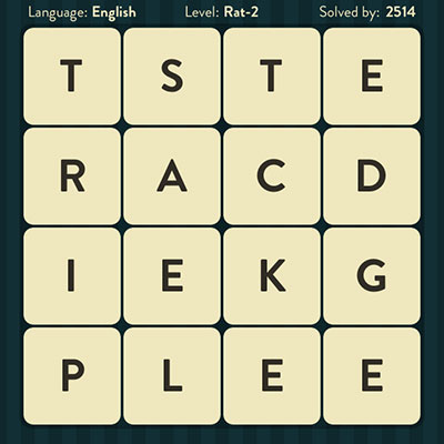  WordBrain Rat 2 | WordBrain Cheats | Rat Answers Level 2 