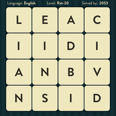  WordBrain Rat 20 | WordBrain Cheats | Rat Answers Level 20 