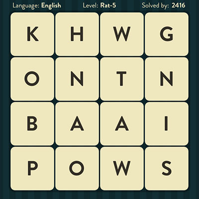  WordBrain Rat 5 | WordBrain Cheats | Rat Answers Level 5 