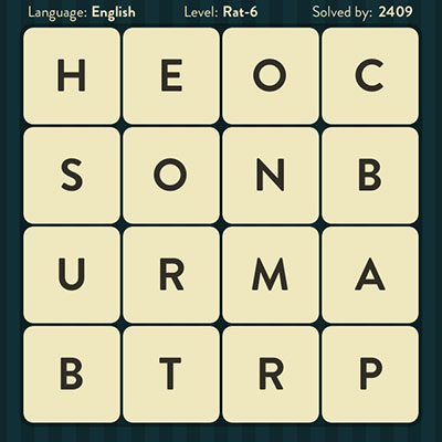  WordBrain Rat 6 | WordBrain Cheats | Rat Answers Level 6 