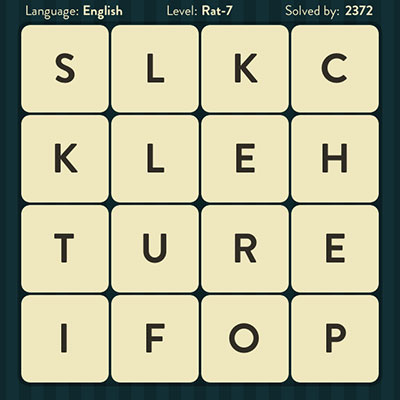  WordBrain Rat 7 | WordBrain Cheats | Rat Answers Level 7 