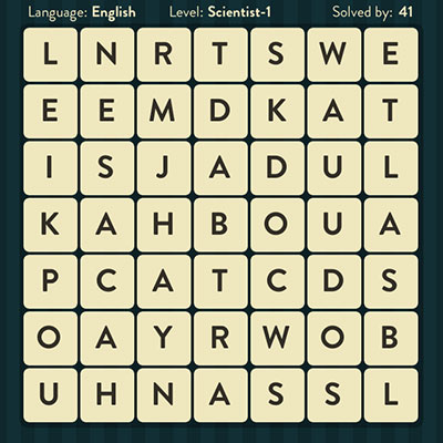  WordBrain Scientist 1 | WordBrain Cheats | Scientist Answers Level 1 
