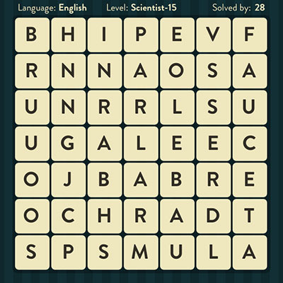  WordBrain Scientist 15 | WordBrain Cheats | Scientist Answers Level 15 