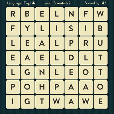  WordBrain Scientist 2 | WordBrain Cheats | Scientist Answers Level 2 