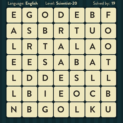  WordBrain Scientist 20 | WordBrain Cheats | Scientist Answers Level 20 