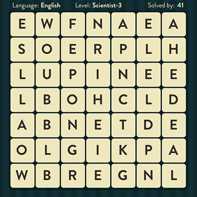  WordBrain Scientist 3 | WordBrain Cheats | Scientist Answers Level 3 