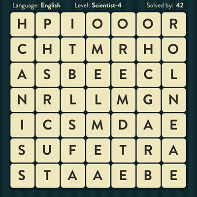  WordBrain Scientist 4 | WordBrain Cheats | Scientist Answers Level 4 