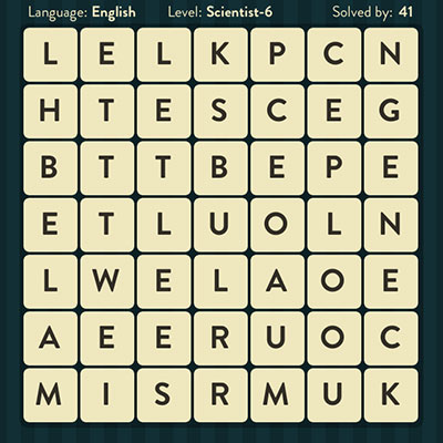  WordBrain Scientist 6 | WordBrain Cheats | Scientist Answers Level 6 