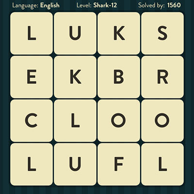  WordBrain Shark 12 | WordBrain Cheats | Shark Answers Level 12 