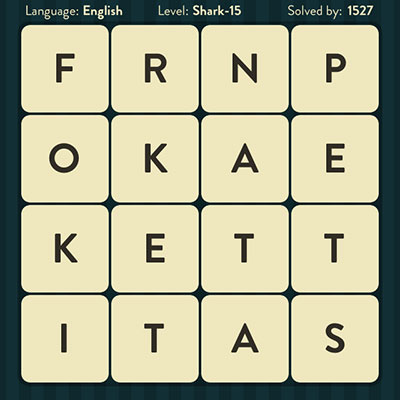  WordBrain Shark 15 | WordBrain Cheats | Shark Answers Level 15 