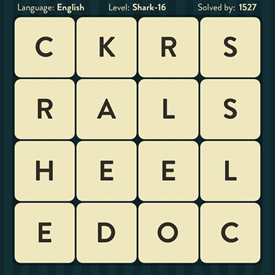  WordBrain Shark 16 | WordBrain Cheats | Shark Answers Level 16 