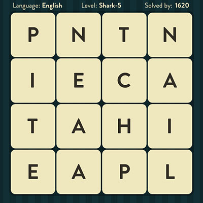  WordBrain Shark 5 | WordBrain Cheats | Shark Answers Level 5 