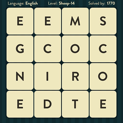  WordBrain Sheep 14 | WordBrain Cheats | Sheep Answers Level 14 