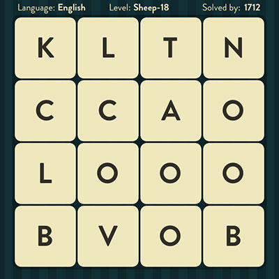  WordBrain Sheep 18 | WordBrain Cheats | Sheep Answers Level 18 
